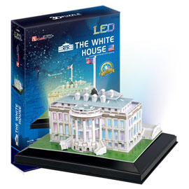 Puzzle 3D LED White House